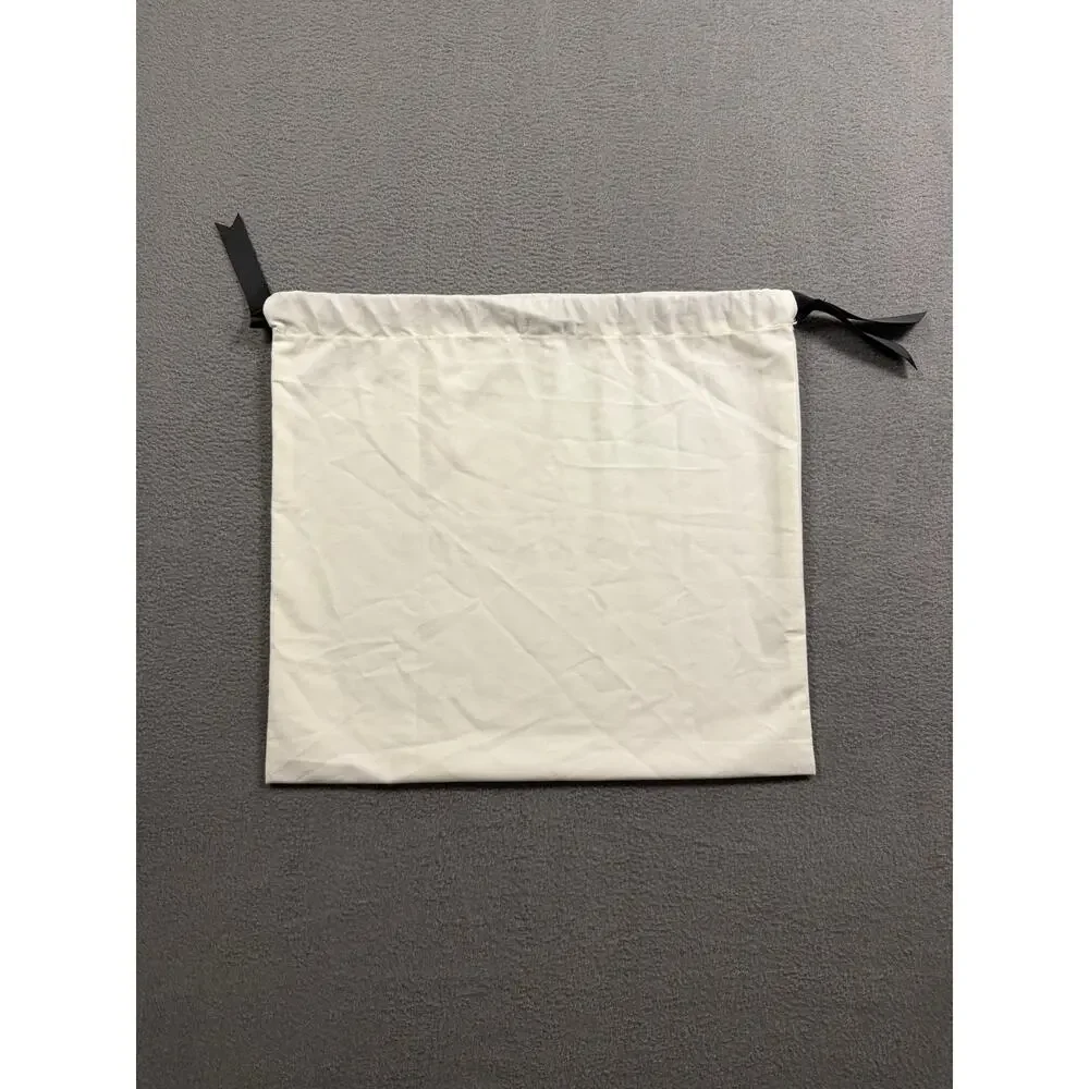 The Marc Jacobs White Cotton Drawstring Dust Bag For Handbags Purses Shoes